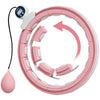 Pink Smart Weighted Hula Hoop with Digital Counter