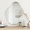Modern Silver Wall Mirror